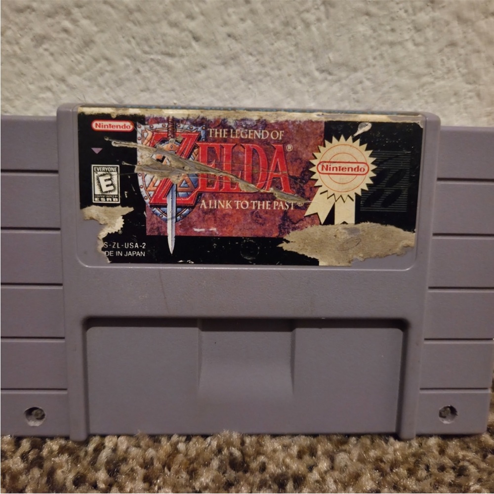 Nintendo The Legend of Zelda: A Link to the Past - Gray Cartridge
